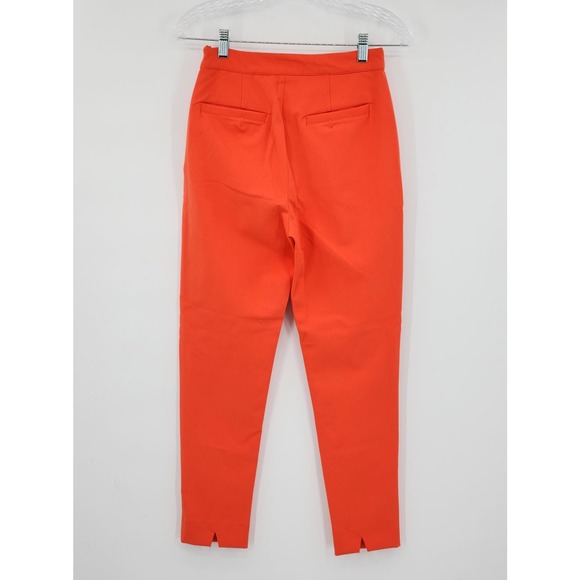 Frances Valentine Lucy Pant Japanese Stretch Blend in Orange Size 0 NWT - Picture 5 of 9